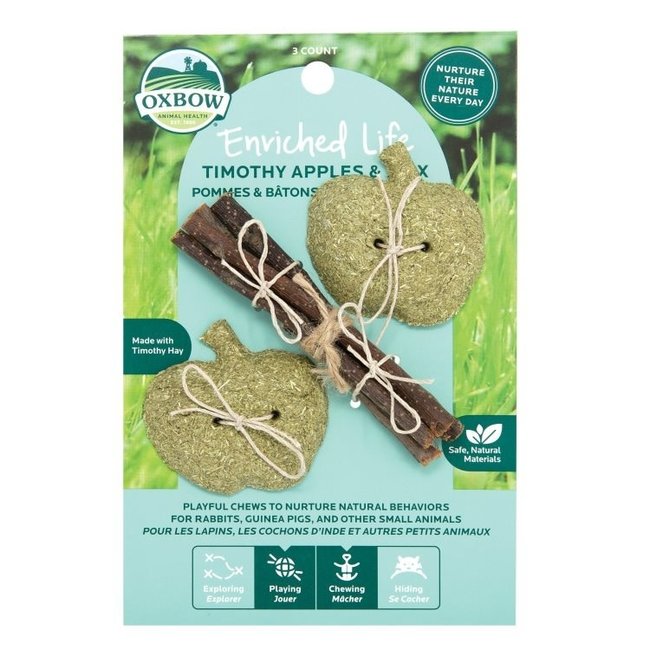 Oxbow Timothy Apples & Sticks***Sale***