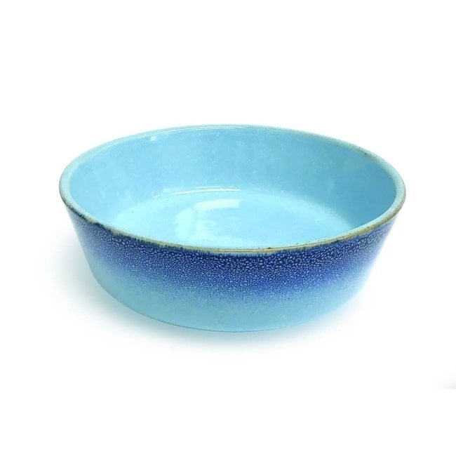Pioneer Pet Med  Blue Ceramic Bowl