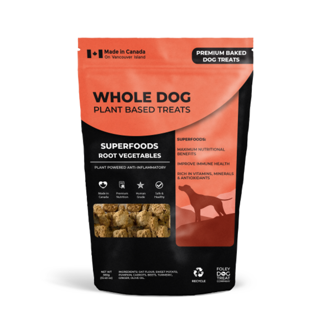 Foley Dog Treat 380g Whole Dog Superfoods Root Vegetables