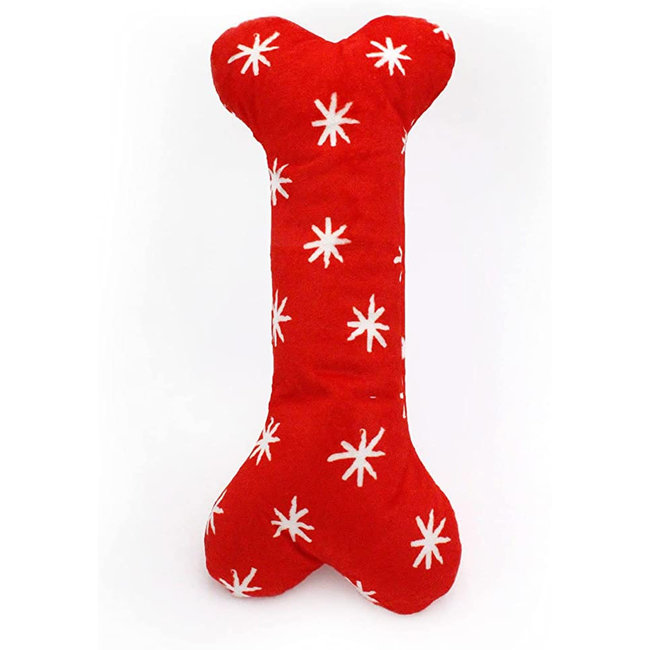 Zippy Paws Holiday Jigglerz Festive Bone****Clearance*****
