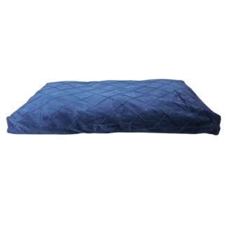 Be One Breed 23x35" Sky Bed Teal Plaid Medium