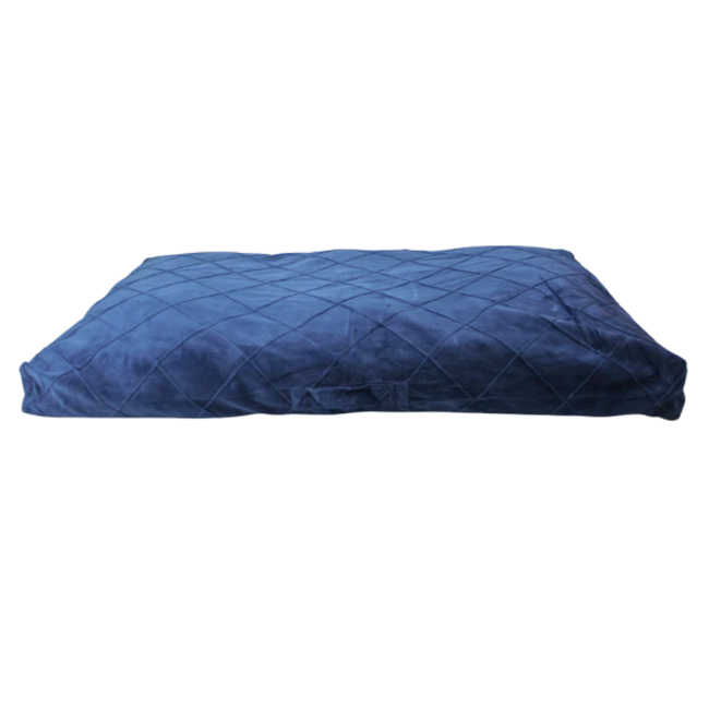 Be One Breed 23x35" Sky Bed Teal Plaid Medium