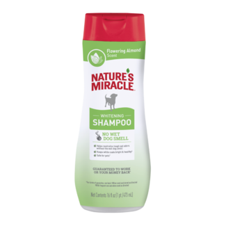 Natures Miracle 16oz Odor Control Whitening Shampoo Flowering Almond