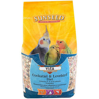 Sunseed 5lb  Cockatiel & Lovebird Food****Clearance*****