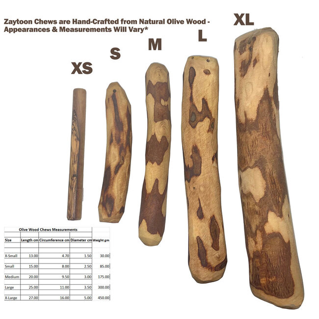 Zaytoon Olive Wood Dog Chew Toy