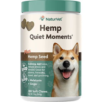 NaturPet 180 count Soft Chew Hemp Quiet Moments****Clearance****