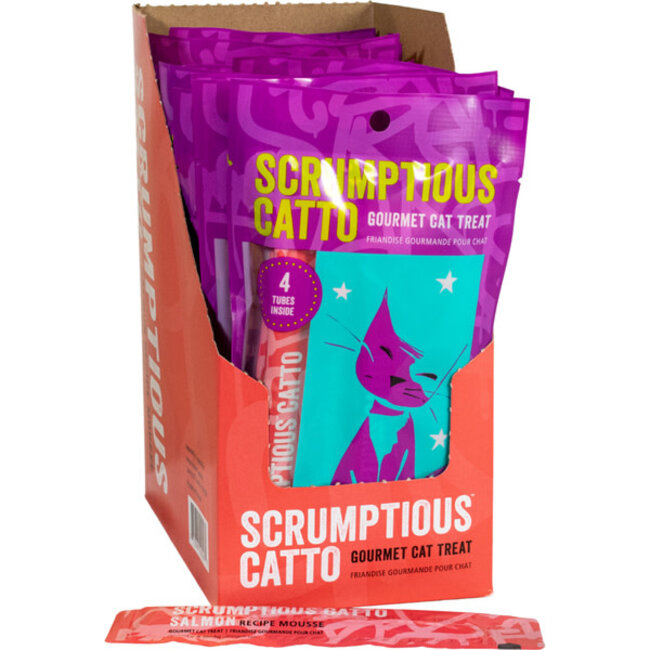 Scrumptious 4 Pack  Salmon Recipe Mousse Tubes****Clearance****