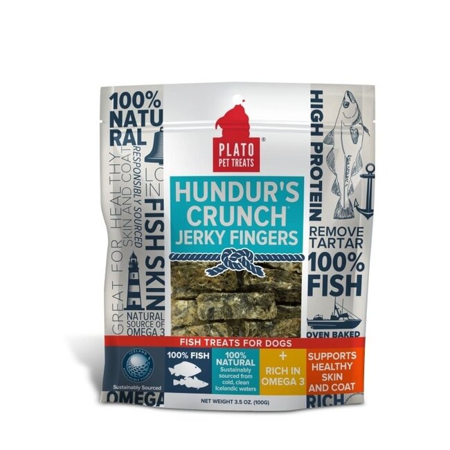 Plato 100g Hundur's Crunch Jerky Fingers