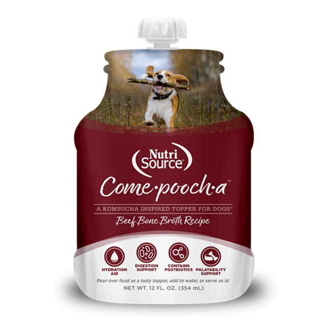 Nutri Source 12oz Come-Pooch-A Beef Bone Broth