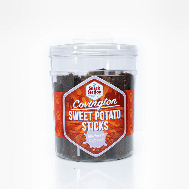 This & That Blueberry and Yogurt Sweet Potato Sticks