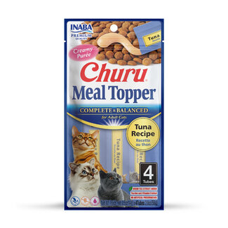 INABA 4x 2oz Churu Meal Topper Tuna