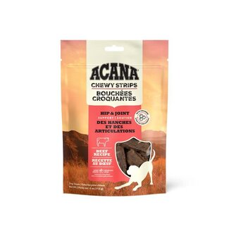 Acana 4 oz Chewy Strips Hip & Joint Beef Dog Treat