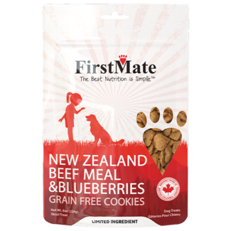FirstMate 8oz  Grain Free Cookies Beef & Blueberries