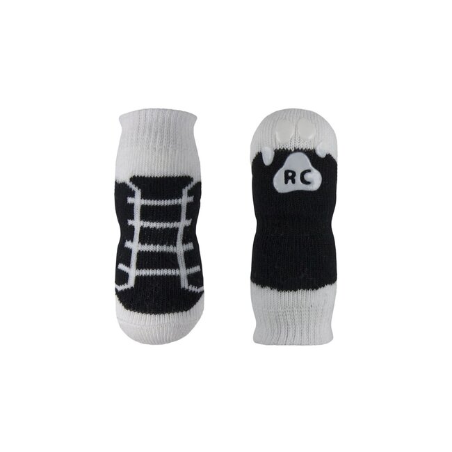 RC Pets Pawks-Black Sneaker Dog Socks  (4 Pack)****Clearance****