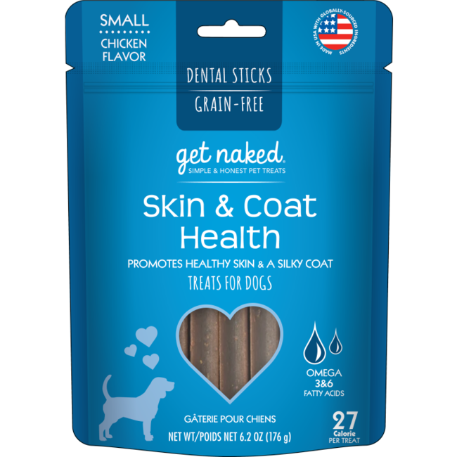 Get Naked Skin & Coat Health Dental Sticks****Clearance*****