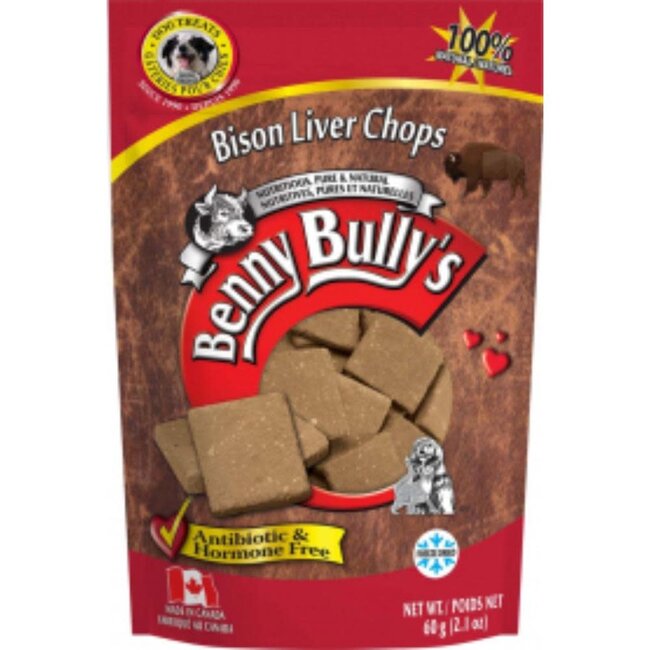 Benny Bully's 60g Bison Liver Chops