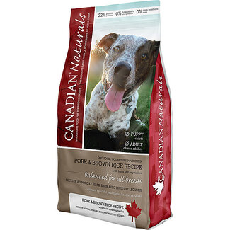 Canadian Naturals 30lbs  Pork & Brown Rice