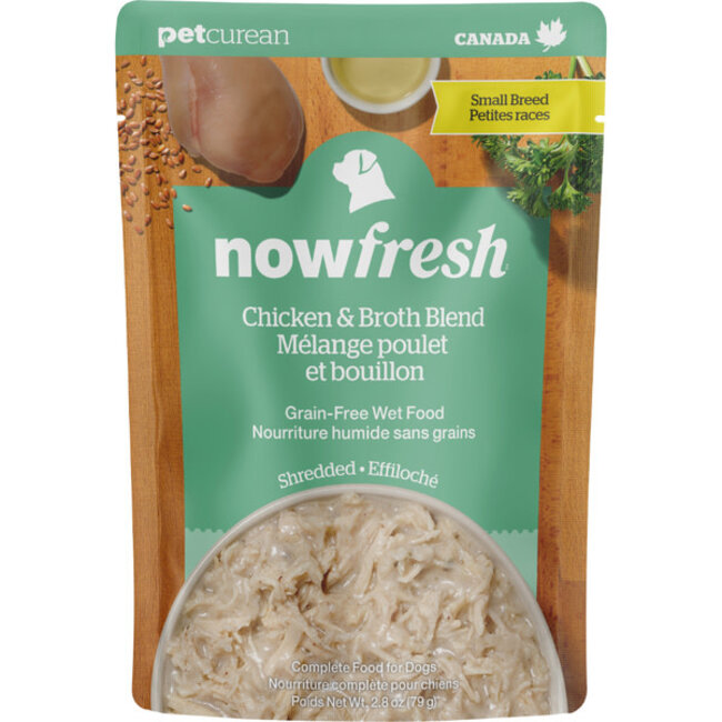 Now Fresh 2.8oz  Small Breed Chicken & Broth Blend