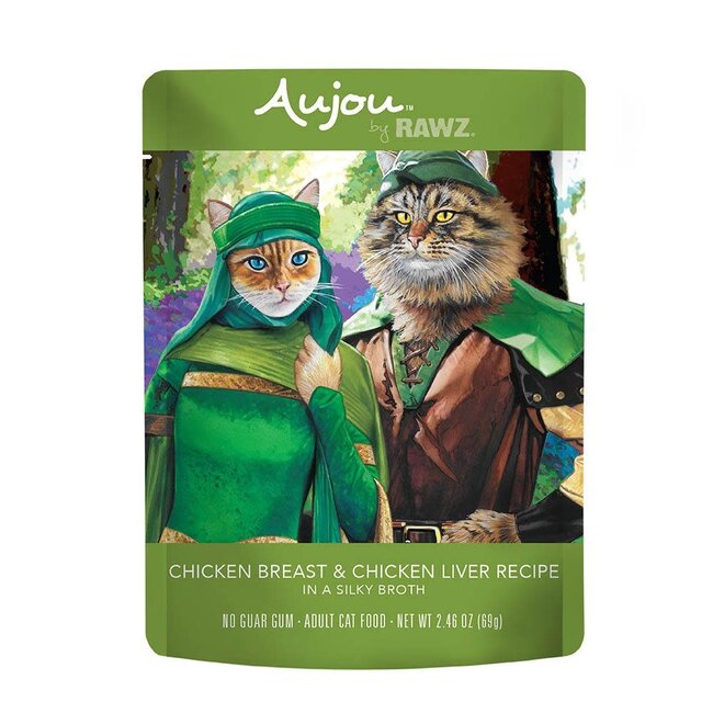 Rawz 2.46oz Chicken Breast & Chicken Liver Recipe