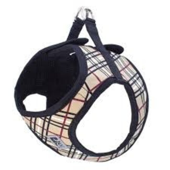 RC Pets Step in Tan Tartan Harness***50% off , Clearance****