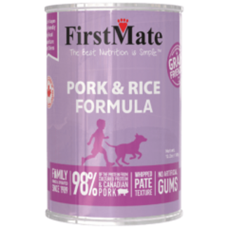 FirstMate Case of 12, 12.2oz Grain Friendly Pork with Rice