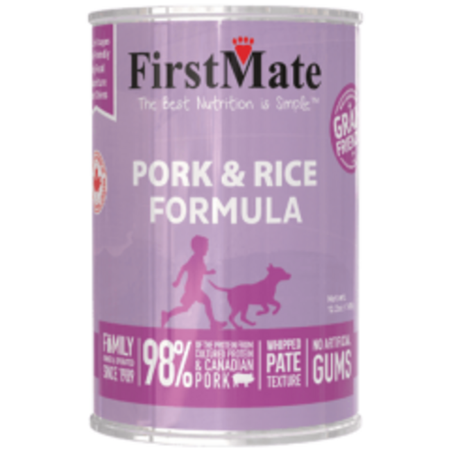 FirstMate Case of 12, 12.2oz Grain Friendly Pork with Rice
