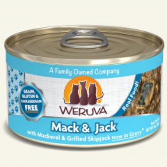 Weruva Case of 24,  Mack & Jack 5.5 oz