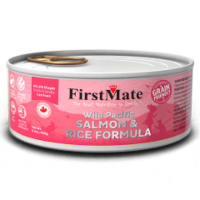 FirstMate Case of 24, 5.5oz Salmon & Rice