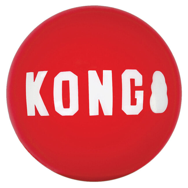 Kong Signature Red Squeaker Ball Bulk