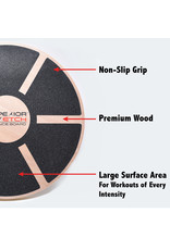 Superior Stretch Round Wood Balance Board