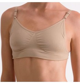 ST Seamless Clear Back Bra/ Removable Pads- Youth - Bellissimo