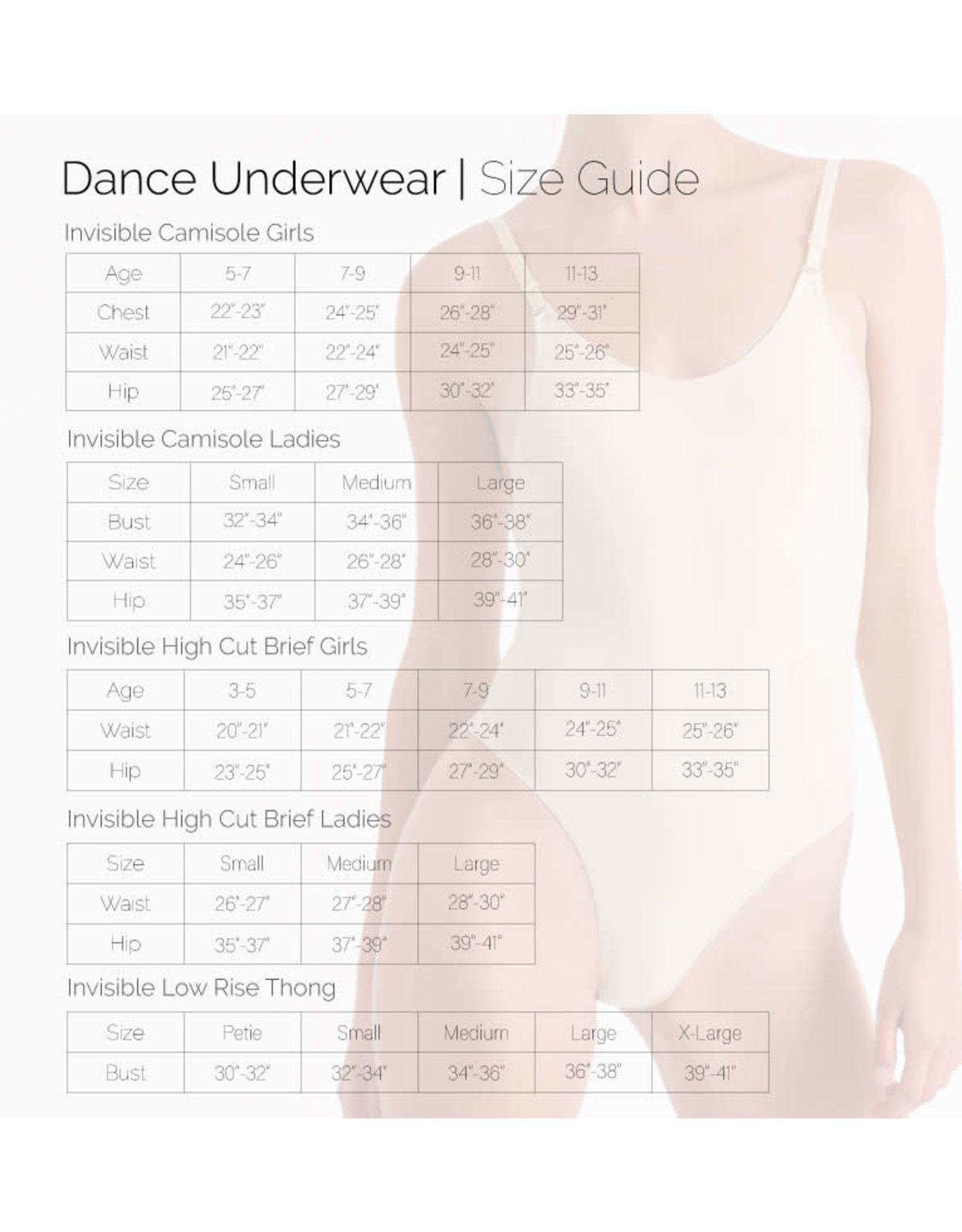 Silky Dance Invisible Body Liner