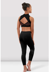 Bloch Zip Front Vine Crop Top