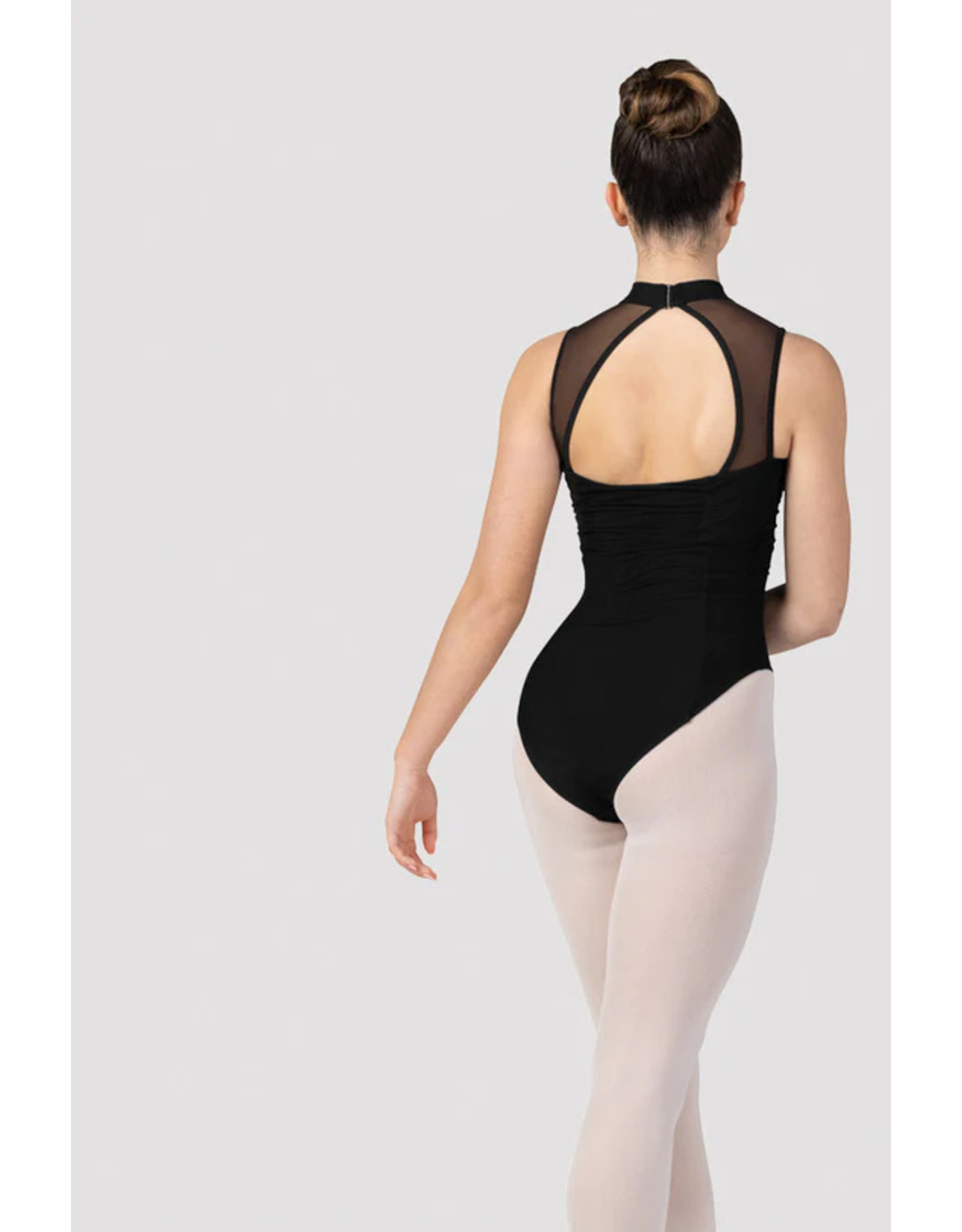 Bloch Ladies Fenella Ruched Bodice Mock Neck Leotard