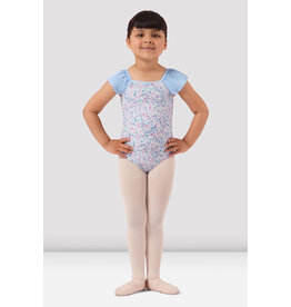 Bloch M1556C Floral Frill Sleeve Leo