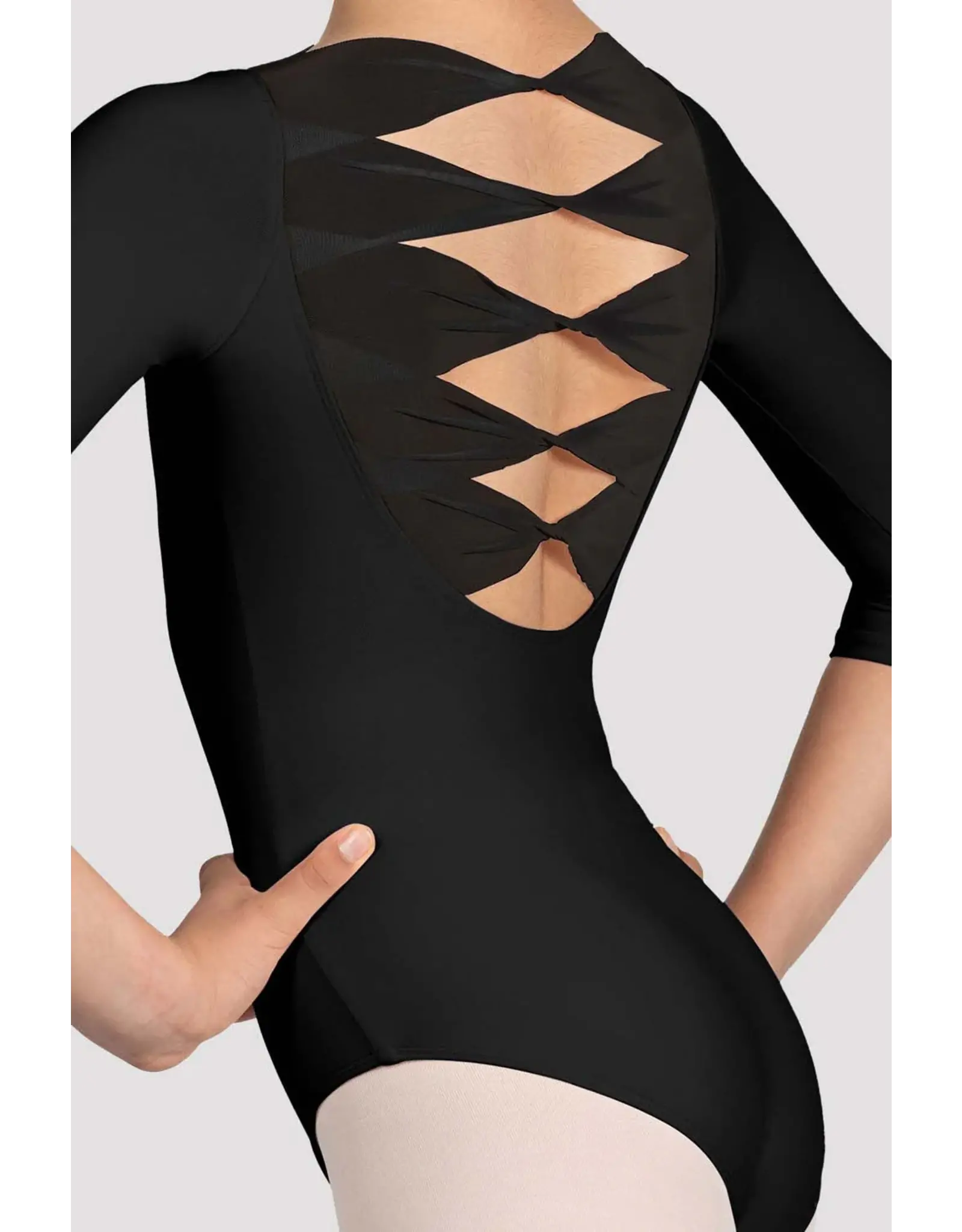 Bloch  Girls Mirella Glow Girl 3/4 Sleeve Leotard