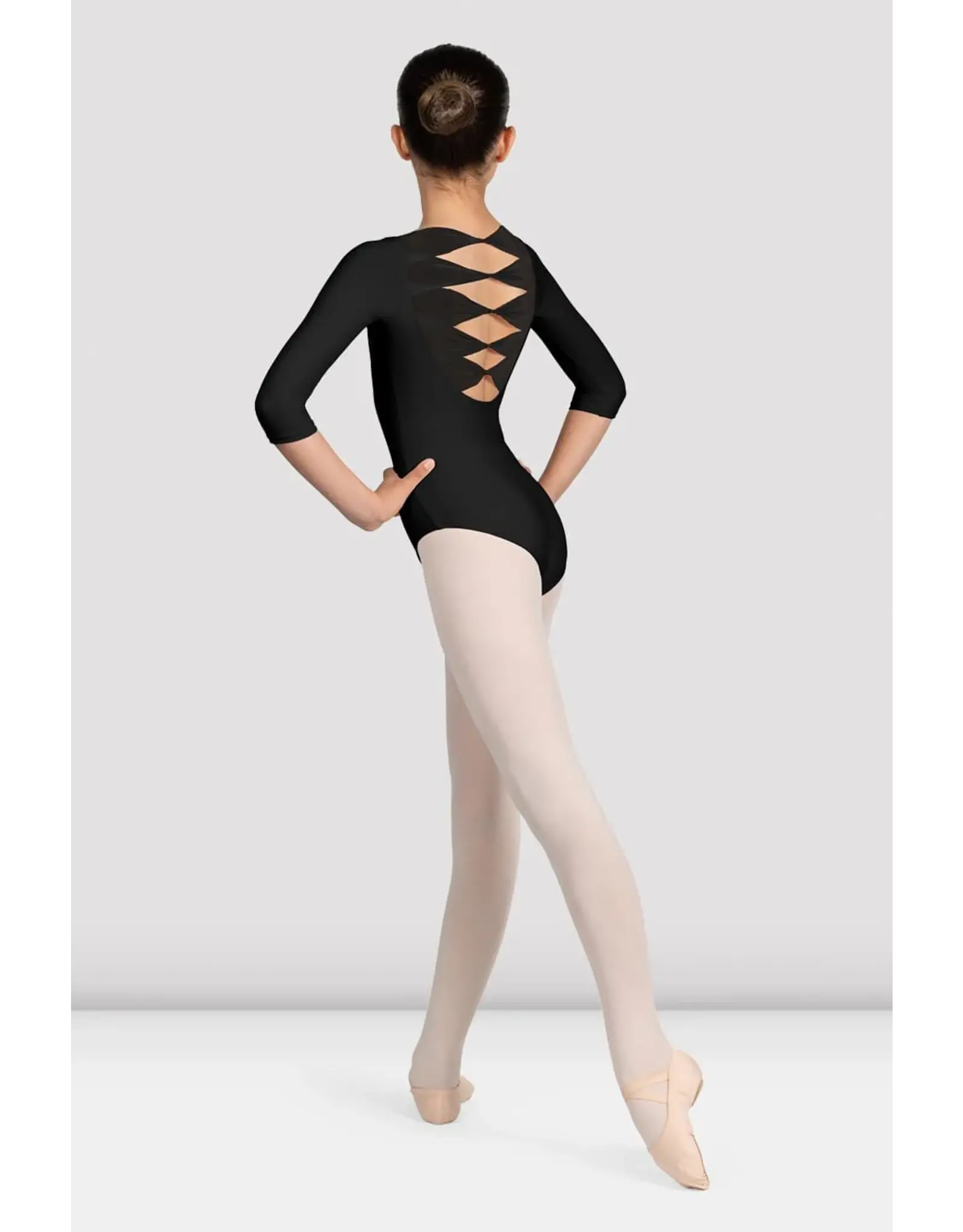 Bloch  Girls Mirella Glow Girl 3/4 Sleeve Leotard