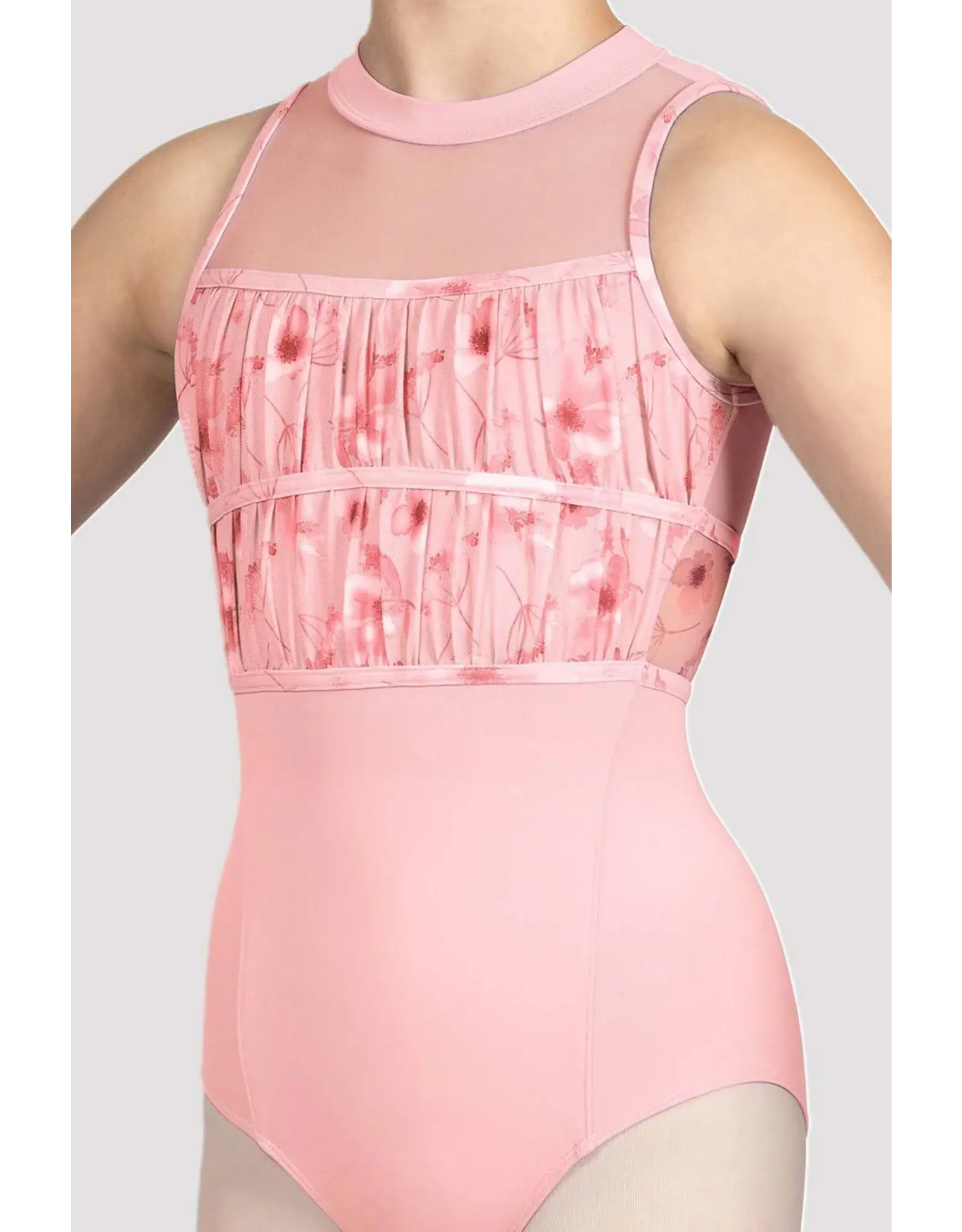 Bloch Girls Macie Floral Halterneck Leotard