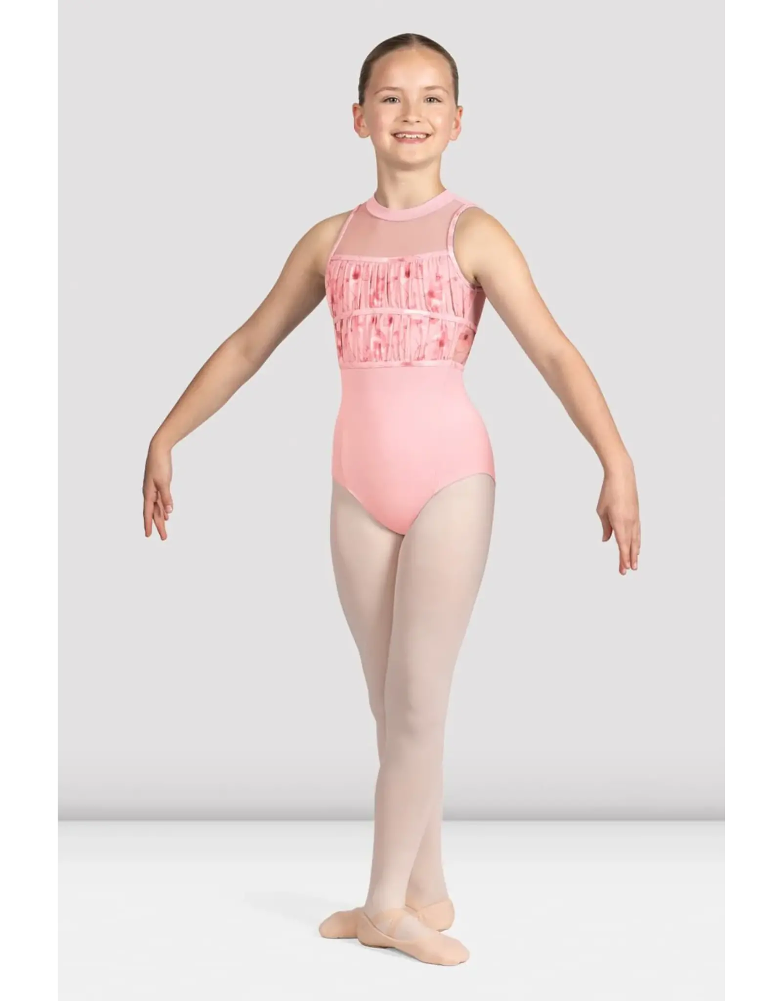 Bloch Girls Macie Floral Halterneck Leotard