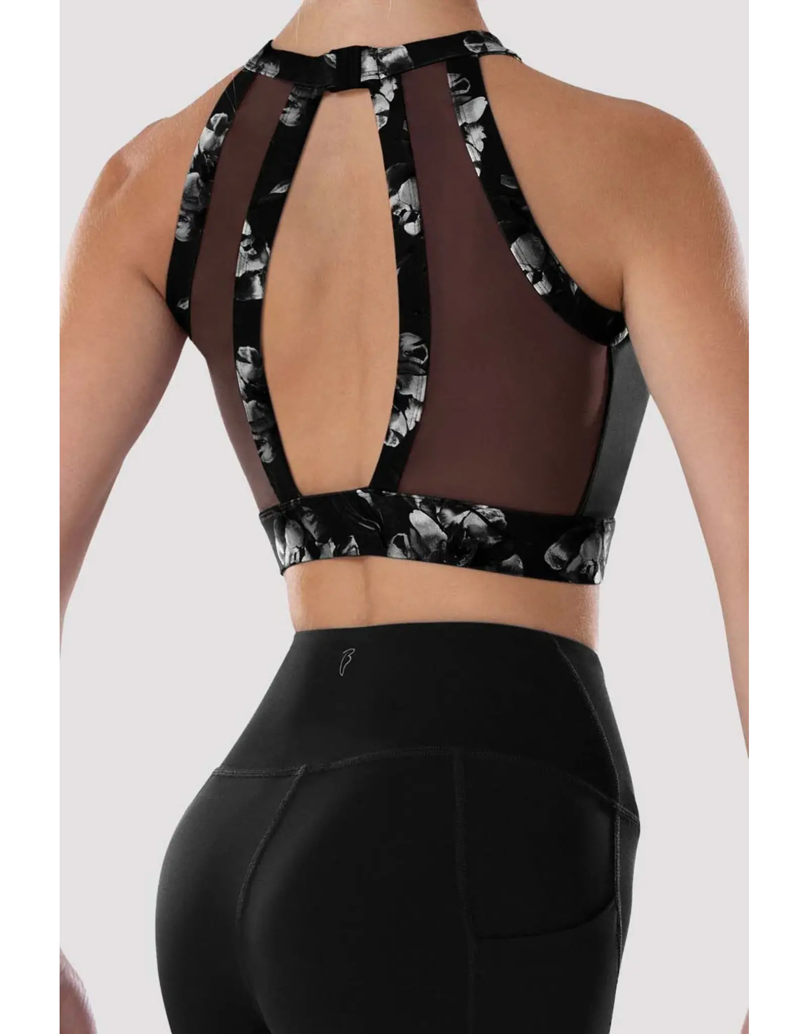 Bloch Ladies Reece High Neck Crop Top
