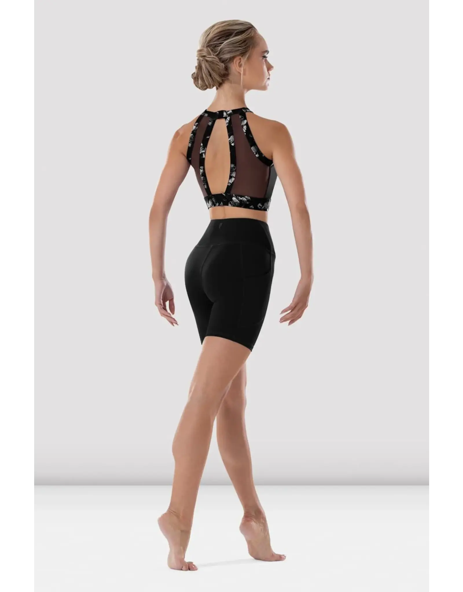 Bloch Ladies Reece High Neck Crop Top