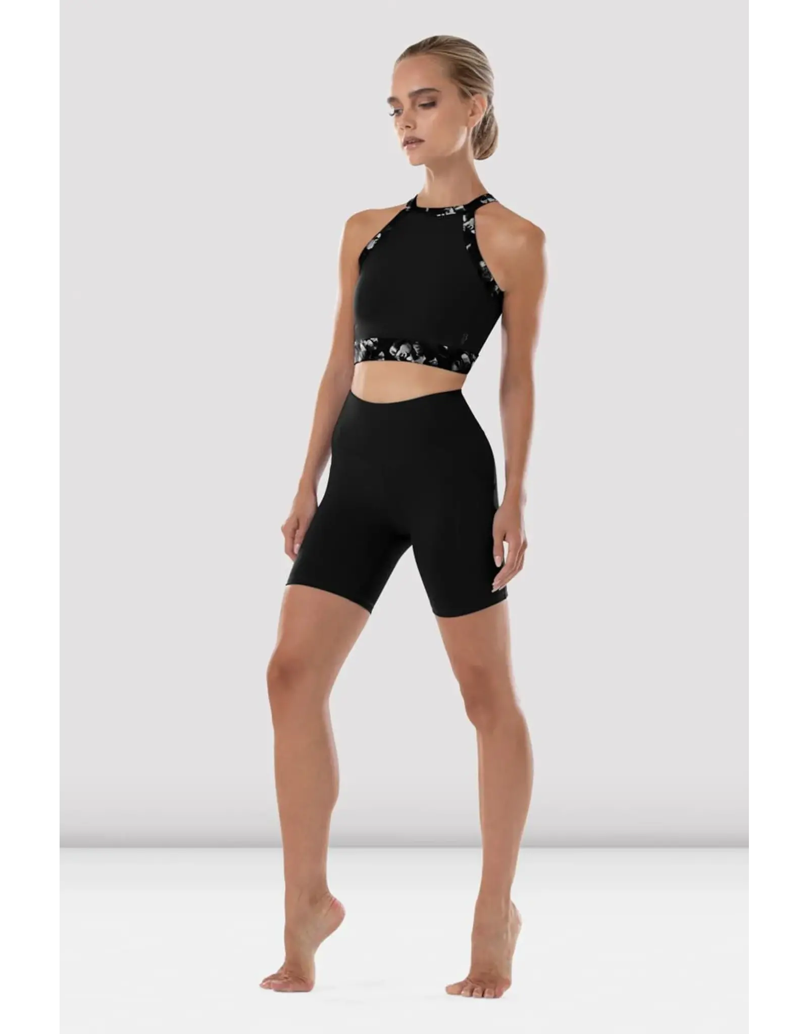 Bloch Ladies Reece High Neck Crop Top