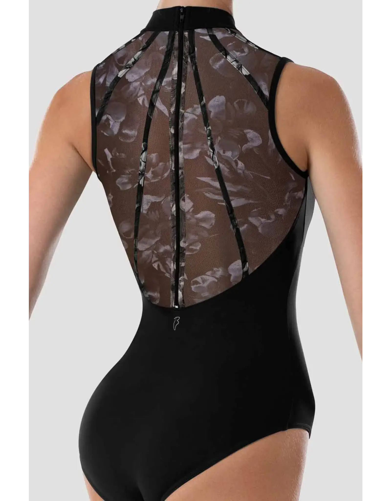 Bloch Ladies Lani Floral Zip Back Leotard