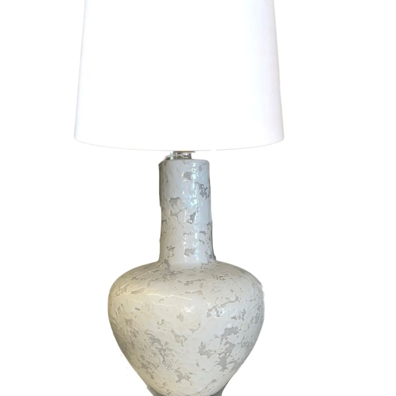 Long Neck Lamp - White Texture