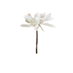 SM White Magnolia Flower 7"