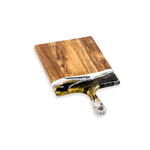 Hand Dipped Cheese Boards - Black/White/Gold