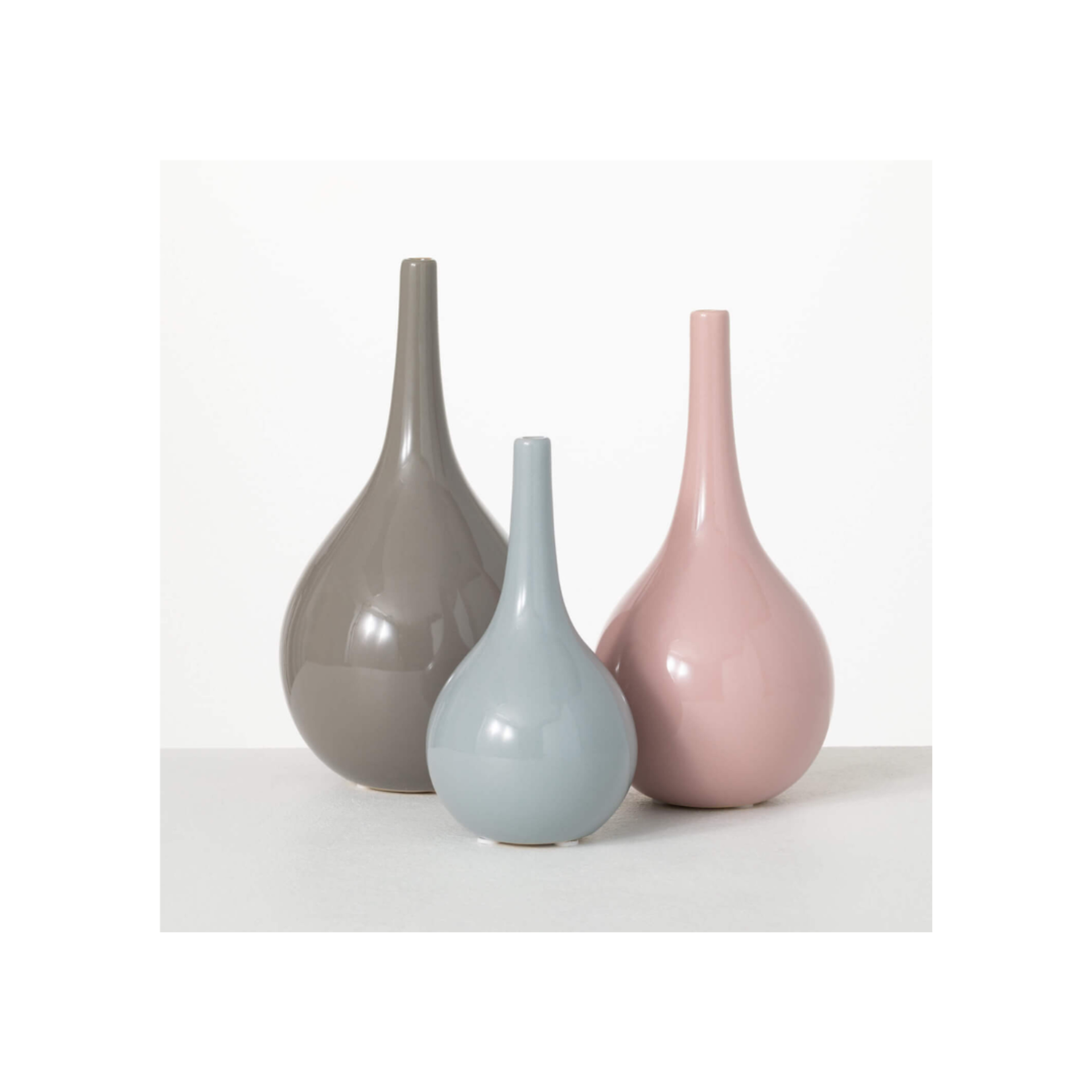 Glossy Vase S/3