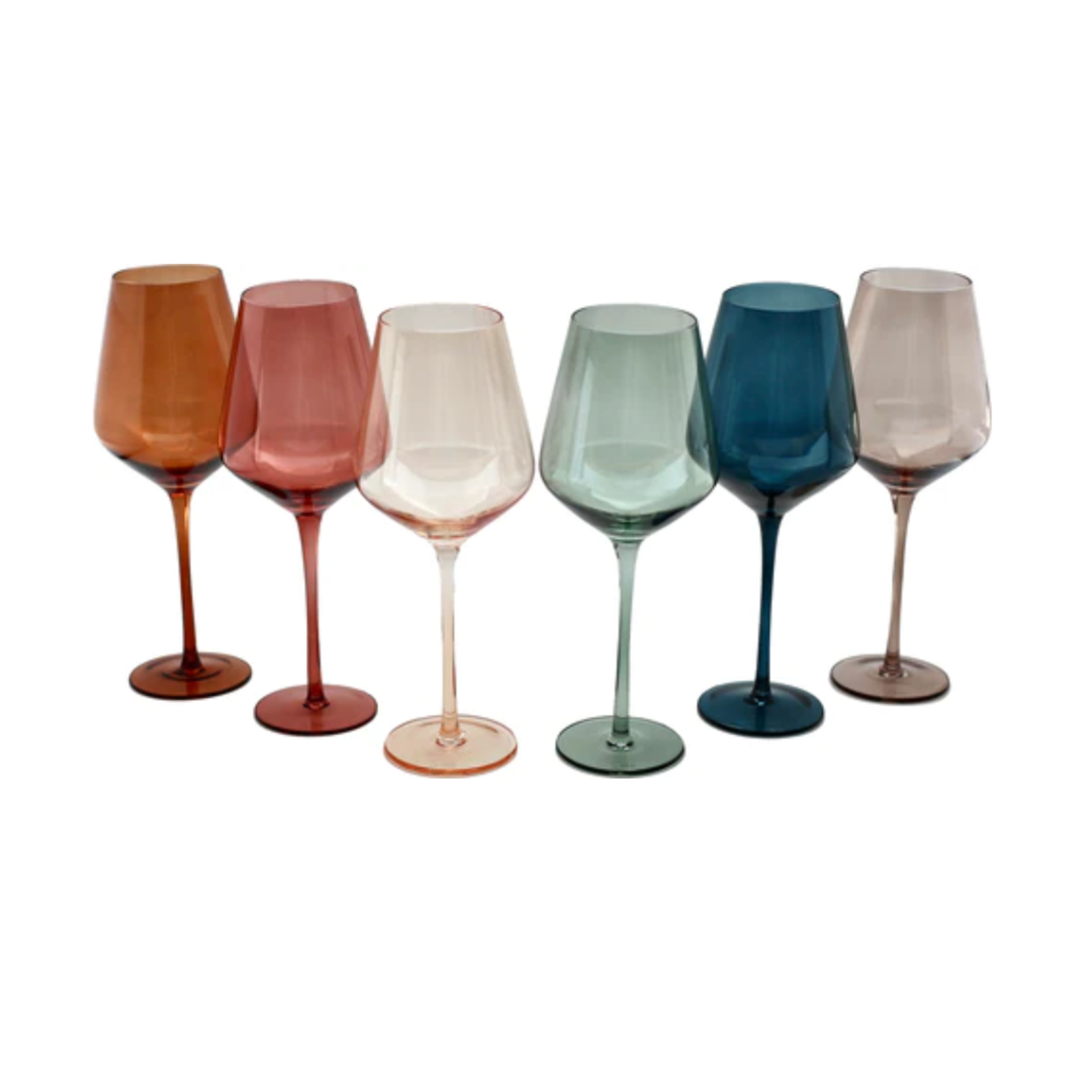Handblown Wine Glasses - S/6
