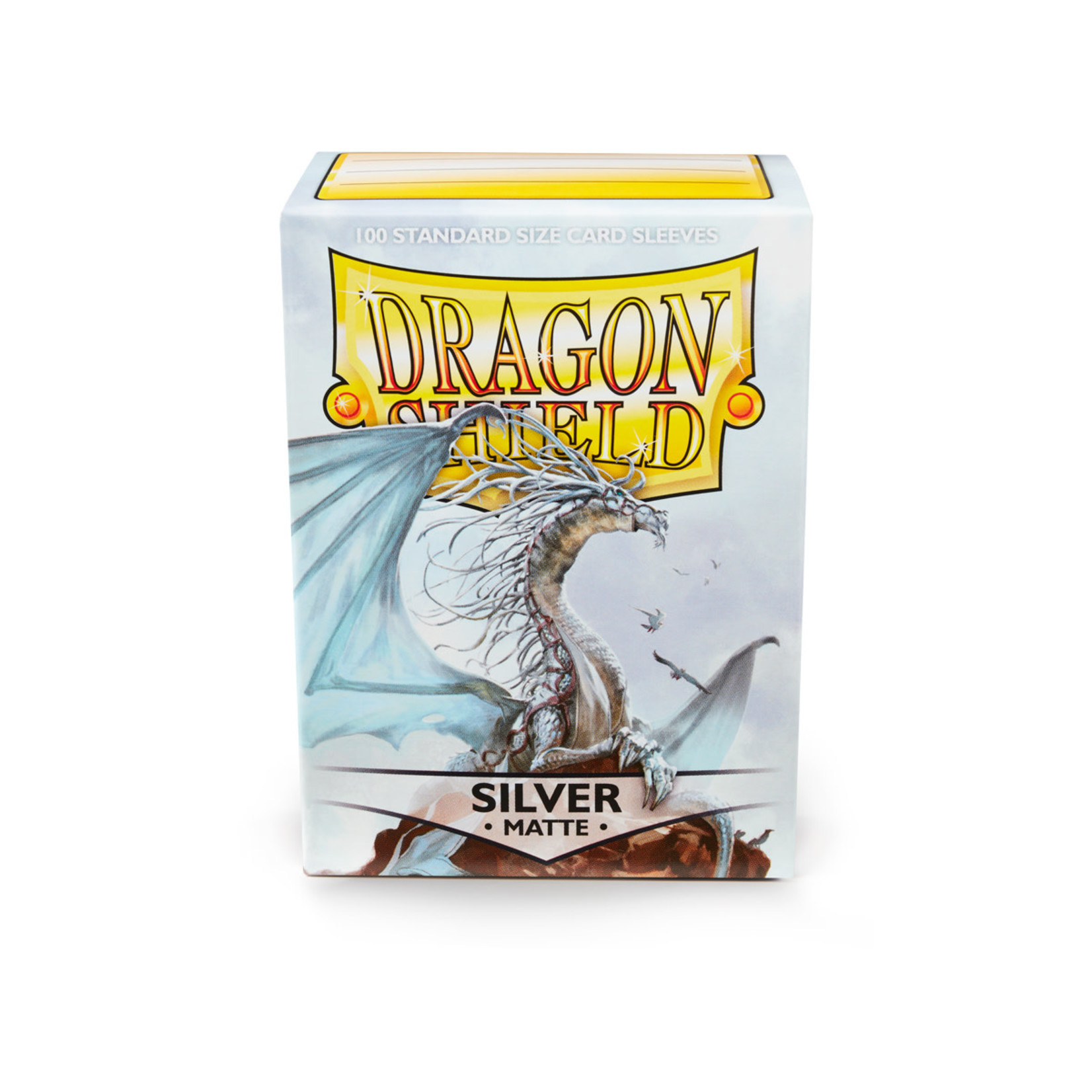 Arcane Tinmen Dragon Shield Standard Sleeves - Matte Silver (100)