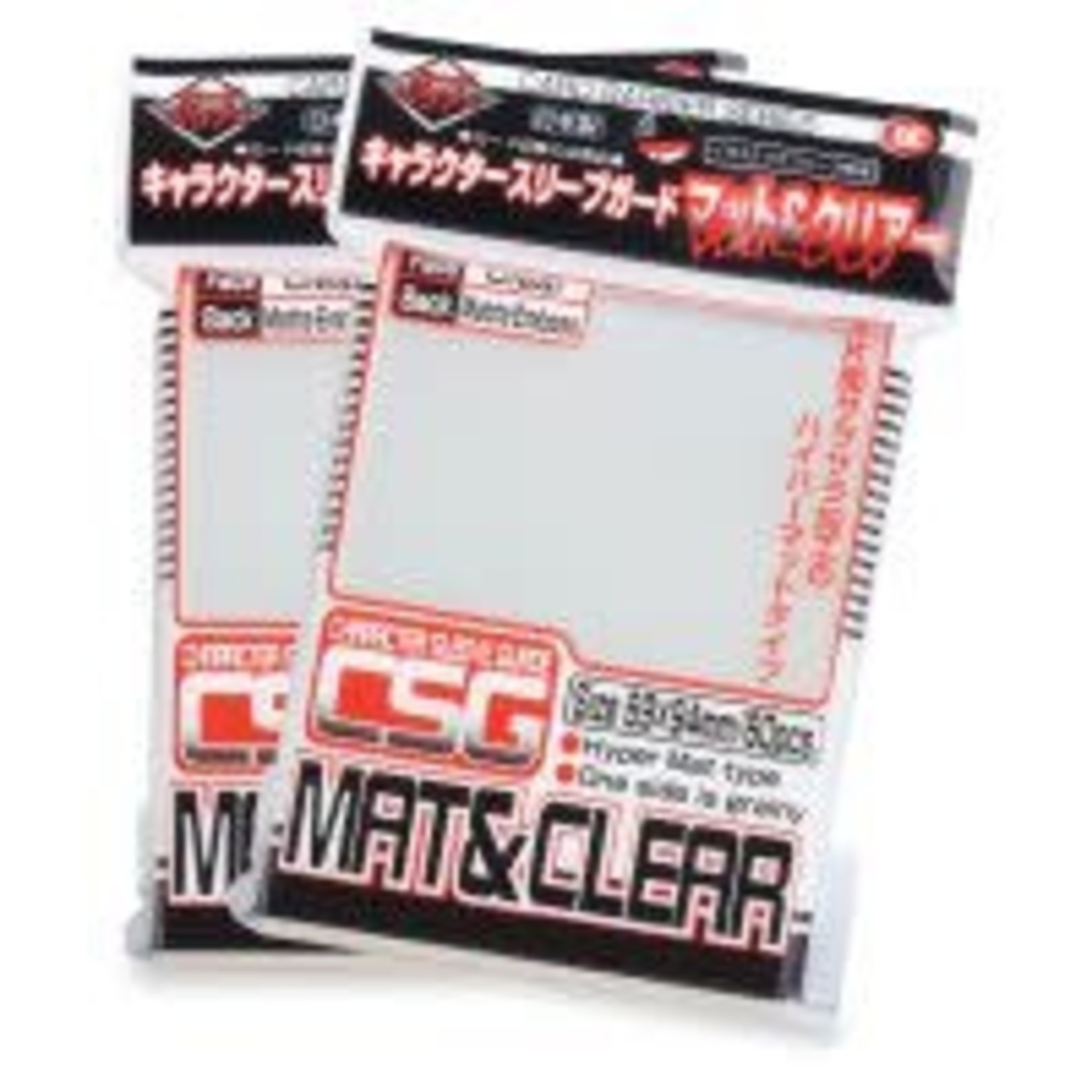 KMC KMC - Standard Sleeves - Character Guard Outer/Over Sleeve - Clear Matte (60)